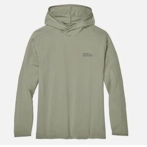 Eddie Bauer Men’s Performance Solarfoil Hoodie UPF 50+, green size M